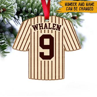 Baseball Shape Personalized Ornament - Gift for Fans - Thegiftio UK