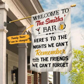 Personalized Garden Flag for Backyard Bar Enthusiasts - Thegiftio UK