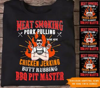 BBQ Pit Master Personalized T Shirt - Gift for BBQ Lovers - Thegiftio UK