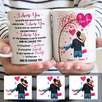 Personalized Couple I Choose You Mug - Thegiftio UK