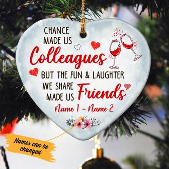 Personalized Colleagues Friends Christmas Ornament - Thegiftio UK