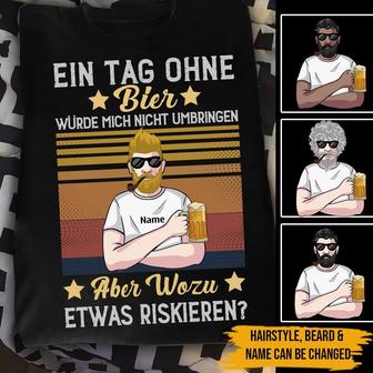 A Day Without Beer Custom T-Shirt - Gift for Beer Lovers - Thegiftio UK