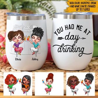 Best Drinking Friends Personalized Wine Tumbler - Thegiftio UK