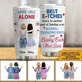 Best Friends Custom Tumbler - Gift for Work Besties - Thegiftio UK