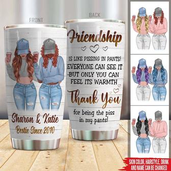 Best Friends Custom Tumbler - Gift for Best Friends - Thegiftio UK