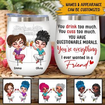 You're Everything I Ever Wanted Personalized Wine Tumbler - Thegiftio UK