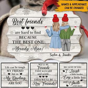 Bestie Christmas Personalized Ornament - Best Friends Gift - Thegiftio UK