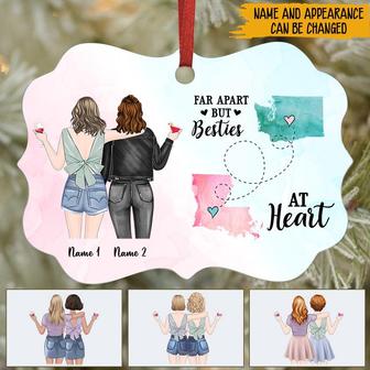 Bestie Christmas Personalized Ornament - Best Friends Gift - Thegiftio UK