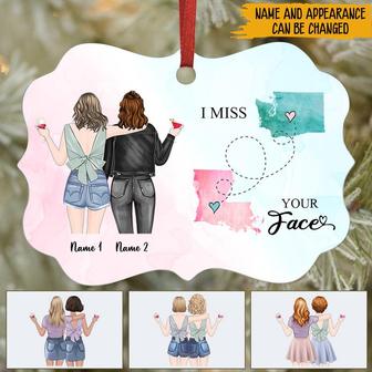 Bestie Christmas Personalized Ornament - Best Friends Gift - Thegiftio UK