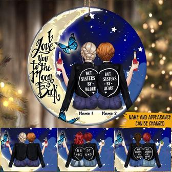 Love You To The Moon And Back Custom Ornament - Gift - Thegiftio UK