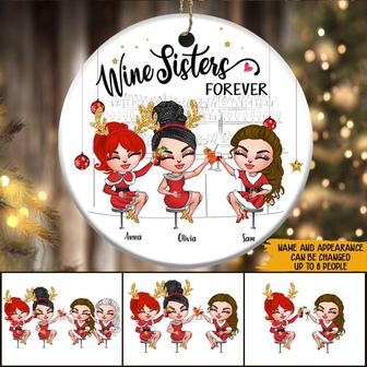 Bestie Sister Personalized Ornament - Gift for Best Friends - Thegiftio UK