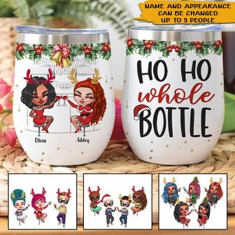 Bestie Wine Tumbler Custom Insulated - Gift for Best Friend - Thegiftio UK