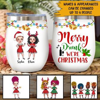 Bestie Christmas Personalized Tumbler - Gift for Best Friend - Thegiftio UK