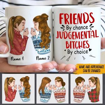 Bestie Mug Friends By Chance Custom Mug - Best Friend Gift - Thegiftio UK