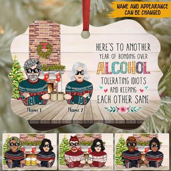 Here's To Another Year Personalized Ornament - Besties Gift - Thegiftio UK