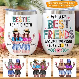Bestie Custom Tumbler - Gift for Best Friends Forever - Thegiftio UK