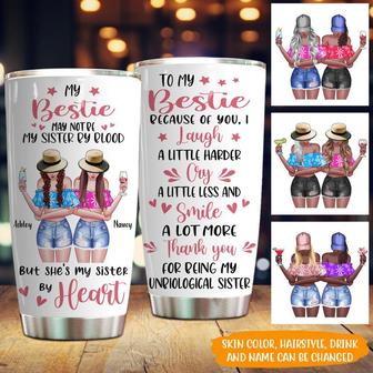Bestie Personalized Tumbler - Gift for Unbiological Sister - Thegiftio UK