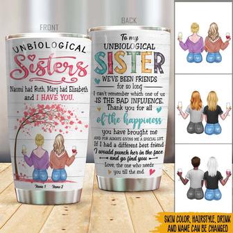 Bestie Custom Tumbler - Gift for Unbiological Sister - Thegiftio UK