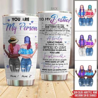 You Are My Person Custom Tumbler - Gift for Bestie - Thegiftio UK