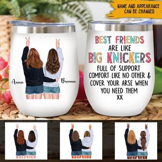 Bestie Wine Tumbler Custom - Gift for Best Friends - Thegiftio UK