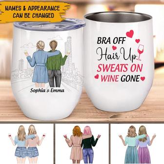 Bestie Wine Tumbler Custom - Gift for Best Friends - Thegiftio UK