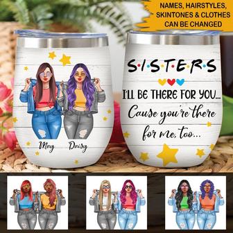 I'll Be There For You Custom Wine Tumbler - Gift for Bestie - Thegiftio UK