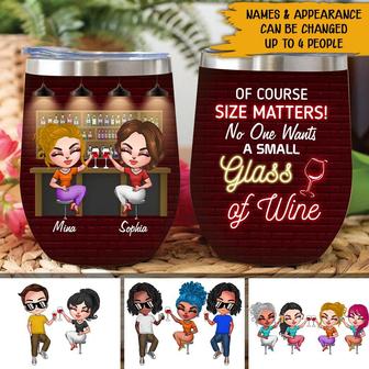 Bestie Wine Tumbler Custom Design - Gift for Wine Lovers - Thegiftio UK