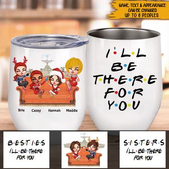Bestie Wine Tumbler Custom - Gift for Best Friends - Thegiftio UK