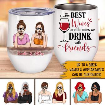 Bestie Custom Wine Tumbler - Gift for Best Friends - Thegiftio UK