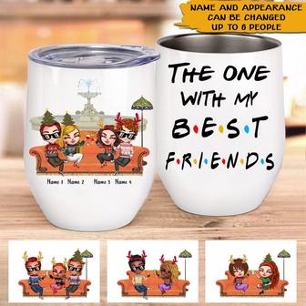 Bestie Personalized Wine Tumbler - Gift for Best Friends - Thegiftio UK