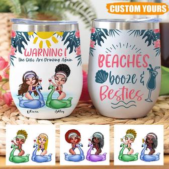 Bestie Wine Tumbler Custom Wine Tumbler - Gift for Friends - Thegiftio UK