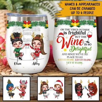 Bestie Wine Delightful Custom Tumbler - Gift for Friends - Thegiftio UK