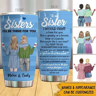 Bestie Sisiers Custom Tumbler - Gift for Best Friends - Thegiftio UK
