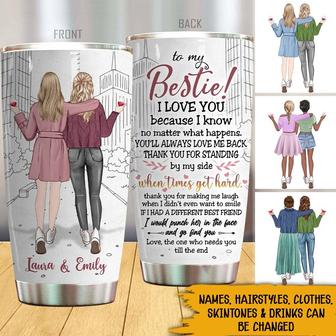 I Know No Matter What Happens Custom Tumbler - Bestie Gift - Thegiftio UK