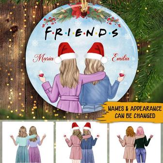 Besties Christmas Personalized Ornament - Gift for Friends - Thegiftio UK