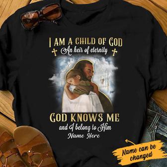 Personalized Heir Of Eternity Child Of God T Shirt - Thegiftio UK