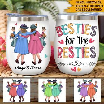 BFF Personalized Wine Tumbler - Gift for Best Friends - Thegiftio UK