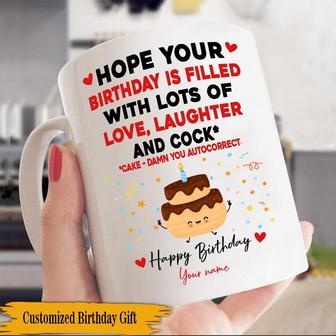 Birthday Custom Mug Hope Your Day Is Filled With Joy - Gift - Thegiftio UK