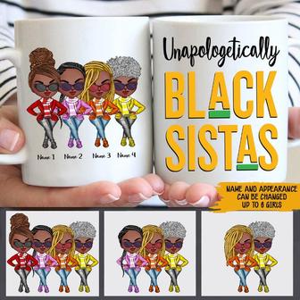 Unapologetically Black Sistas Custom Mug - Best Friend Gift - Thegiftio UK