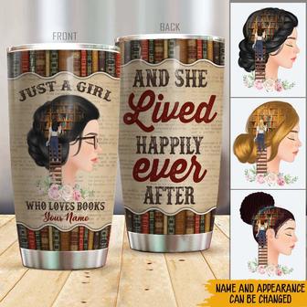 Book Lover Personalized Tumbler - Gift for Book Lovers - Thegiftio UK
