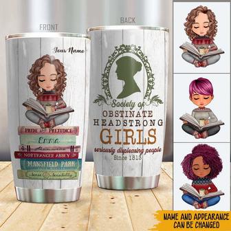 Society Of Obstinate Headstrong Girl Custom Tumbler - Gift - Thegiftio UK