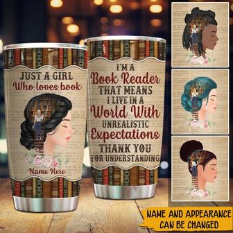 Book Reader Personalized Tumbler - Gift for Book Lovers - Thegiftio UK