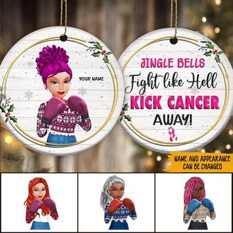 Breast Cancer Survivor Custom Ornament - Gift for Survivors - Thegiftio UK