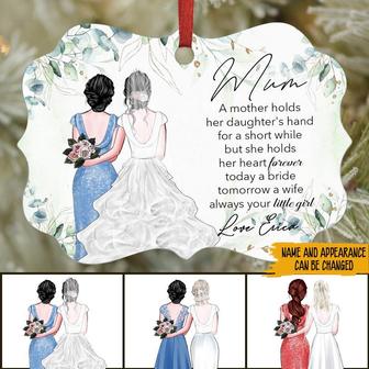 Bride To Mother Personalized Ornament - Gift for Mother - Thegiftio UK