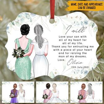 Getting Married Floral Personalized Ornament - Bride Gift - Thegiftio UK