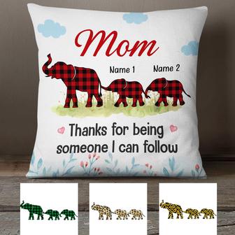 Personalized Elephant Mom Grandma Pillow - Thegiftio UK