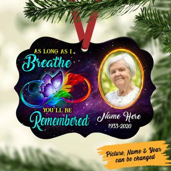 Personalized You'll Be Remembered Butterfly Memorial MDF Benelux Ornament NB94 67O60 - Thegiftio UK