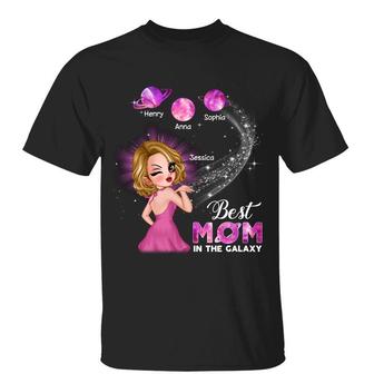 Best Mom Grandma In The Galaxy Custom T-Shirt - Gift for Mom - Thegiftio UK