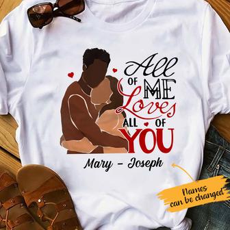 Personalized BWA Couple All Love All T Shirt - Thegiftio UK