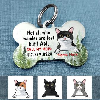 Personalized Cat Lost Bone Pet Tag for Cats - Thegiftio UK